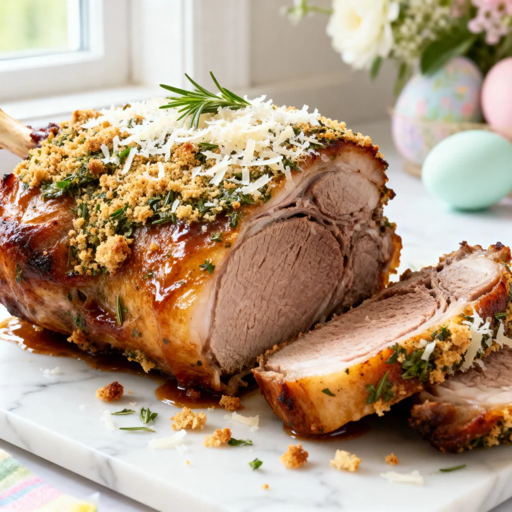creation 2570508475 - Herb Roasted Easter Lamb with Parmesan