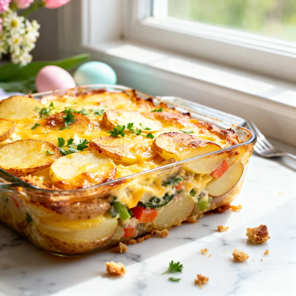 creation 2570596738 - Quick Easter Potato Casserole Meal Prep