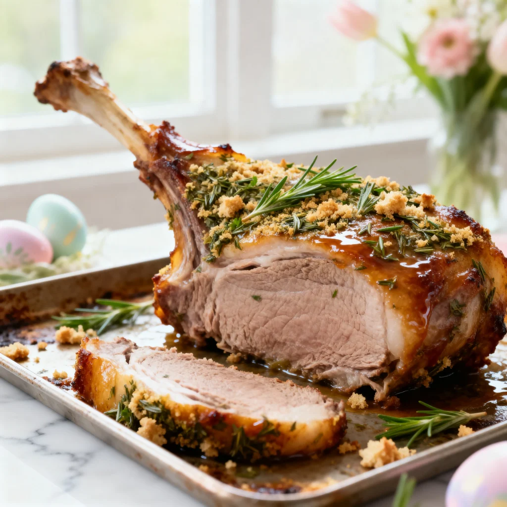 creation 2570602559 - Sheet Pan Herb Roasted Easter Lamb