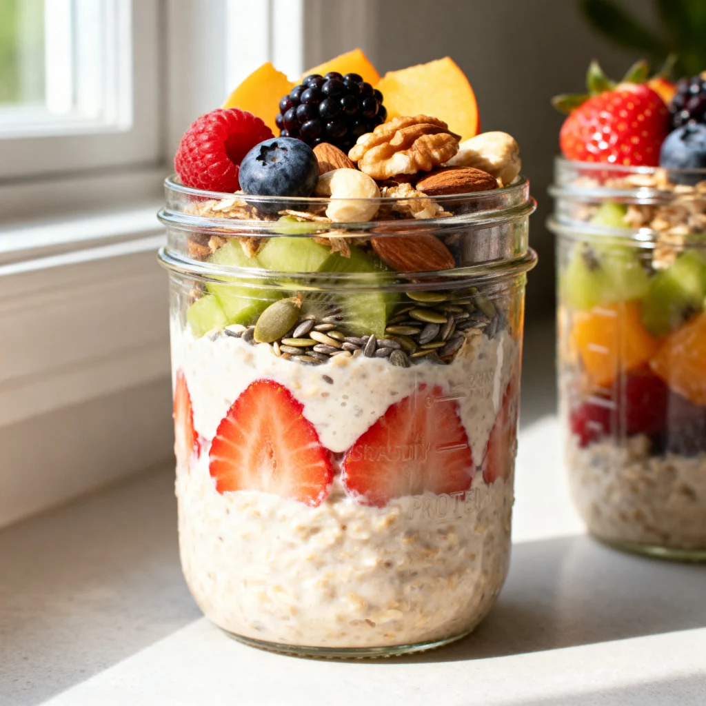 High Protein Overnight Oats 1 creation 2570693949 - High Protein Overnight Oats