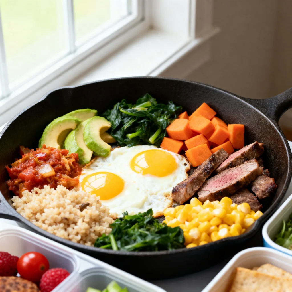creation 2570697912 - One Pan High Protein Breakfast