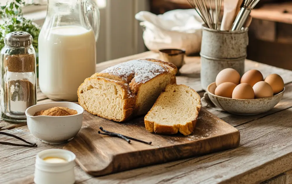 Ingredients for Sourdough French Toast