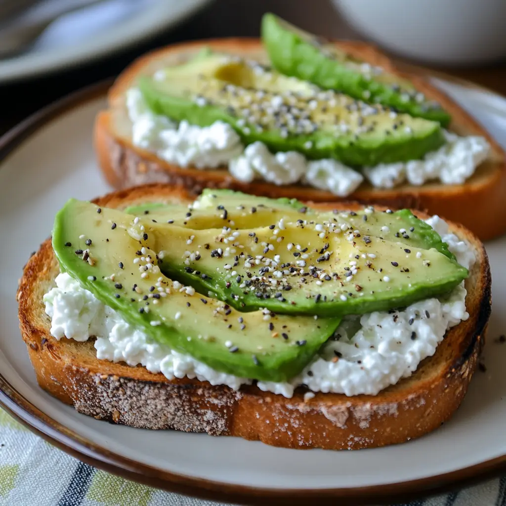 cottage cheese avocado toast​ ingredients