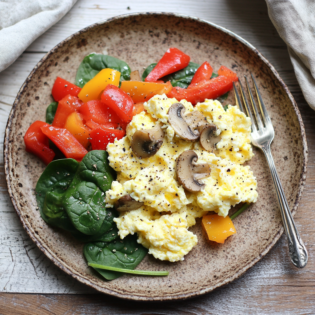 scrambled eggs with cottage cheese Creative Variations