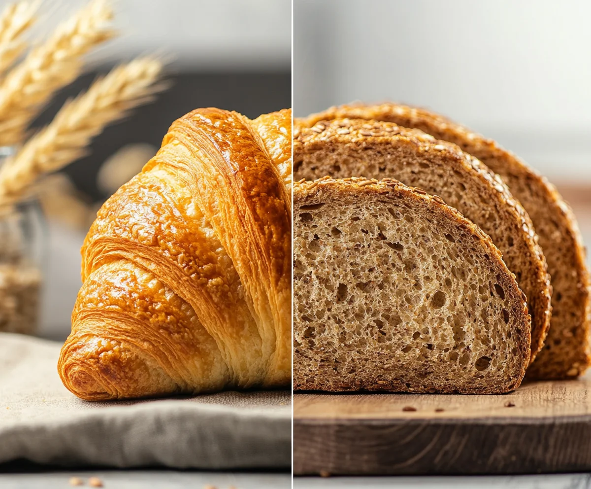 Are croissants healthier than bread?