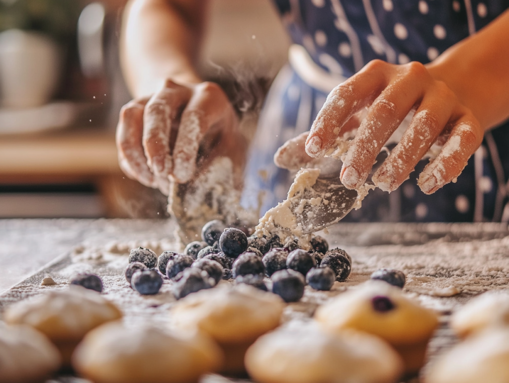 Muffins Cooking Process