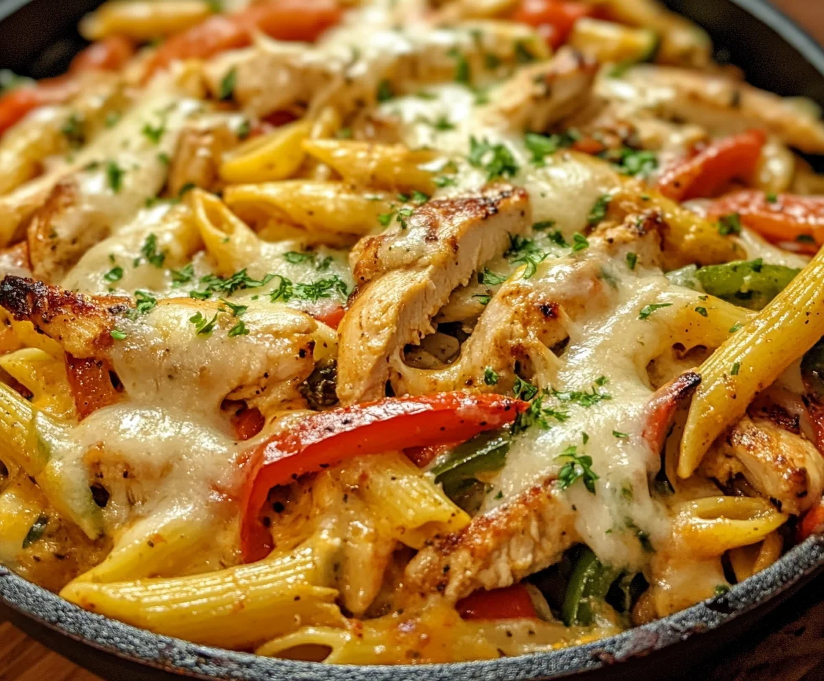 chicken fajita pasta
