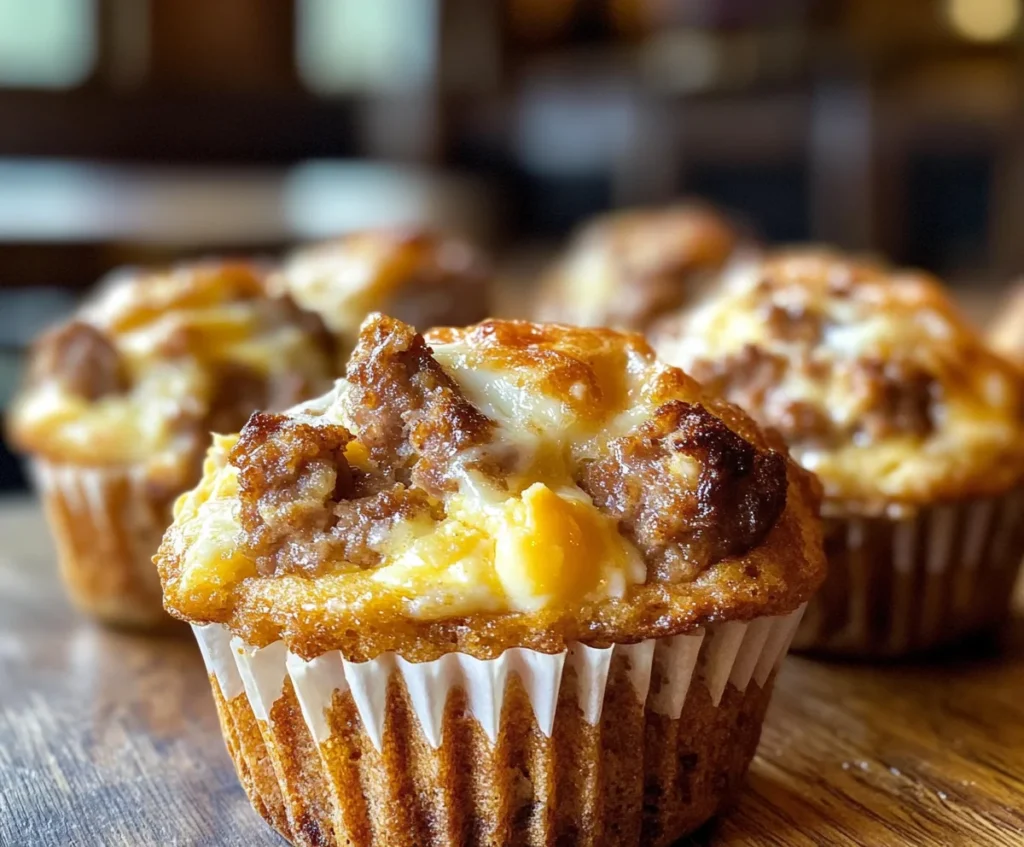 Sausage Egg and Cheese Muffins
