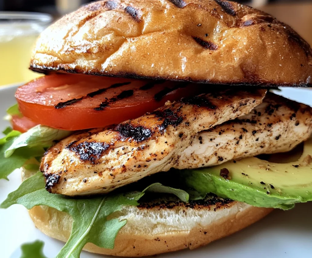 Are grilled chicken sandwiches healthy?