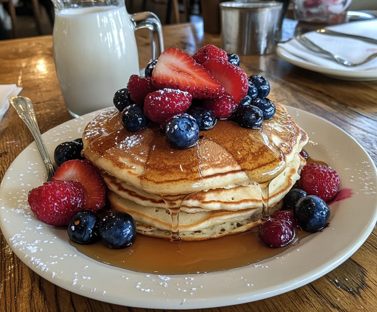 Milk vs. water in pancakes