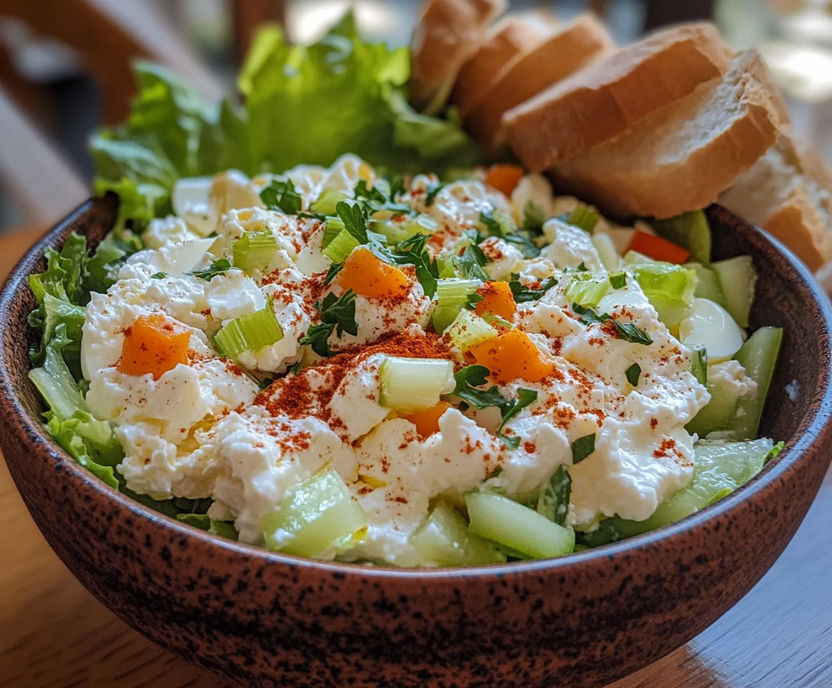 Cottage cheese egg salad