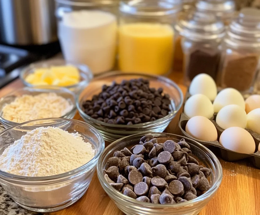 Cookie Croissant ingredients
