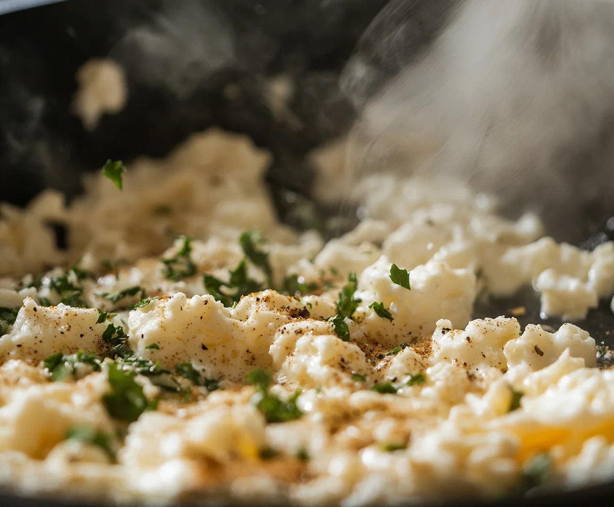 What does cottage cheese taste like cooked?
