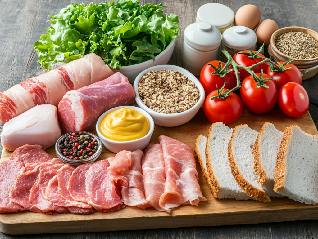 Turkey Club Sandwich ingredients