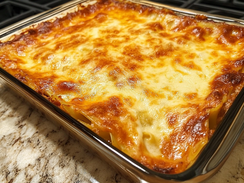 Stouffer's Lasagna cooking