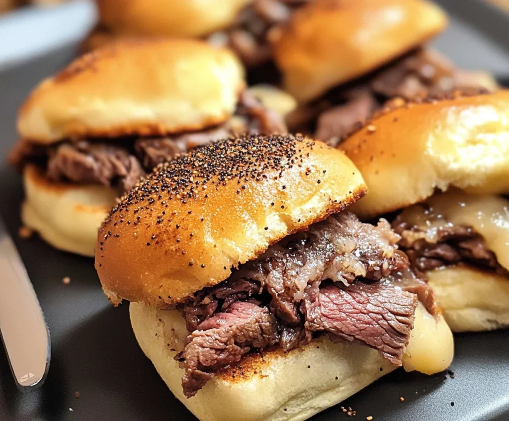 roast beef slider sandwiches