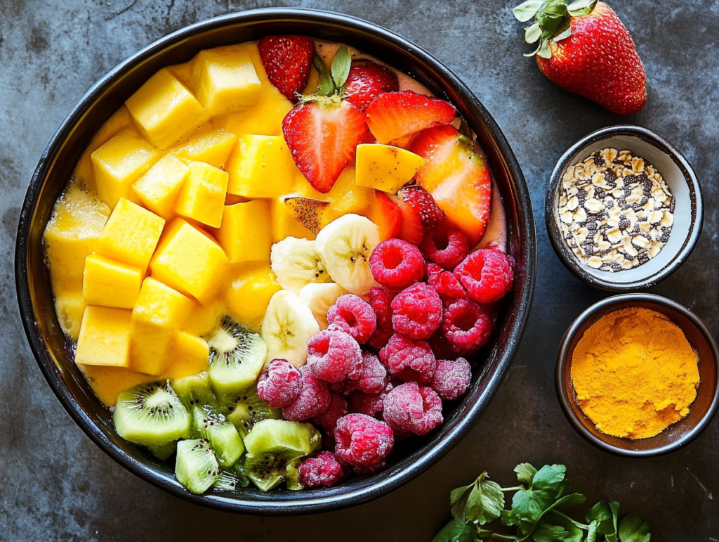 tropical smoothie acai bowl cooking