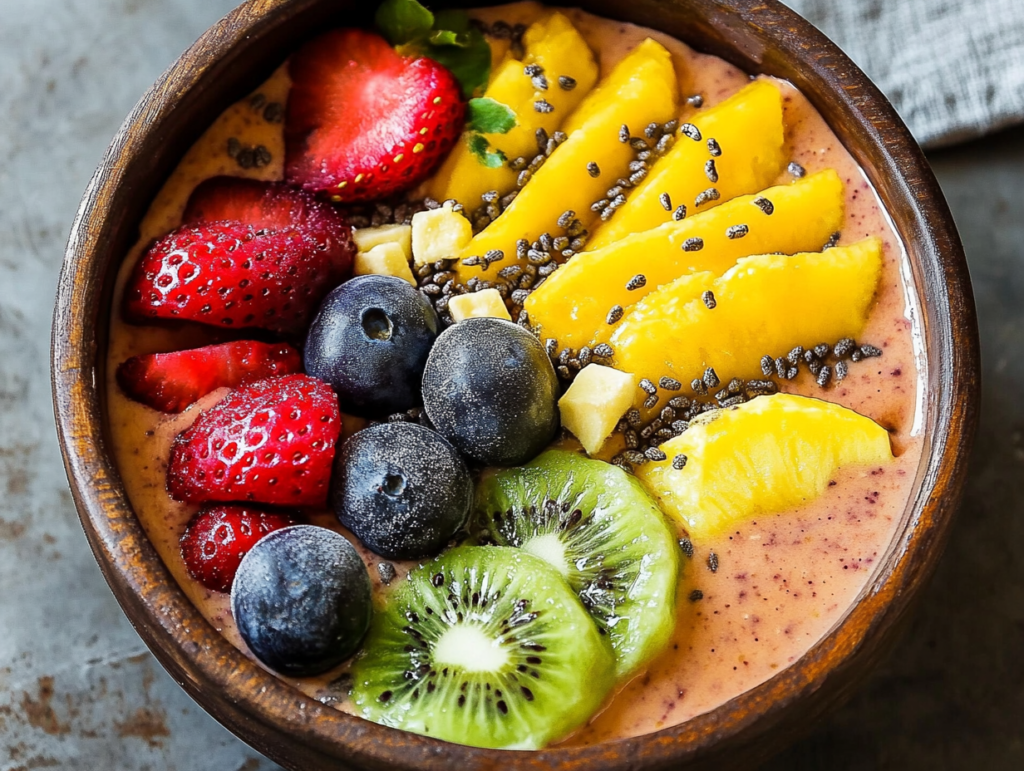 tropical smoothie acai bowl