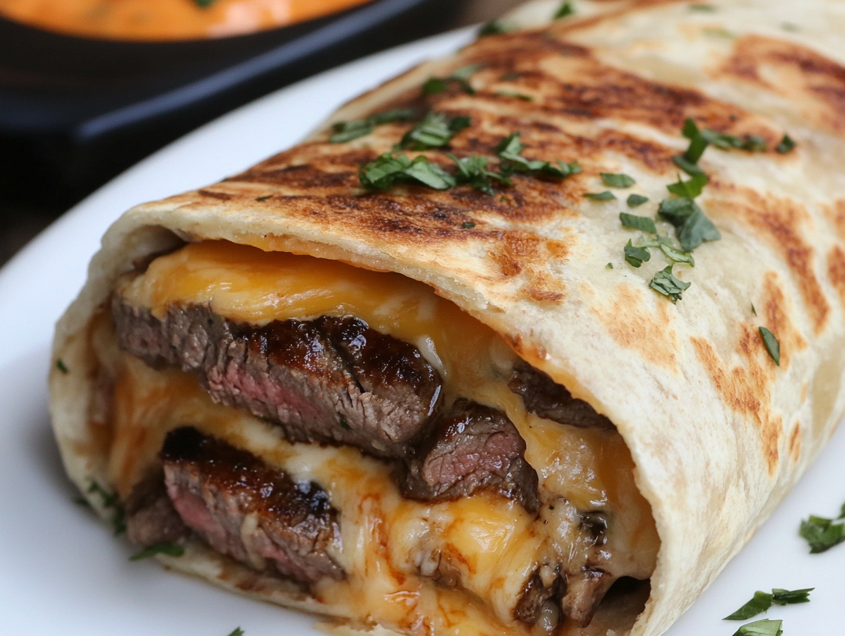 steak grilled cheese burrito​