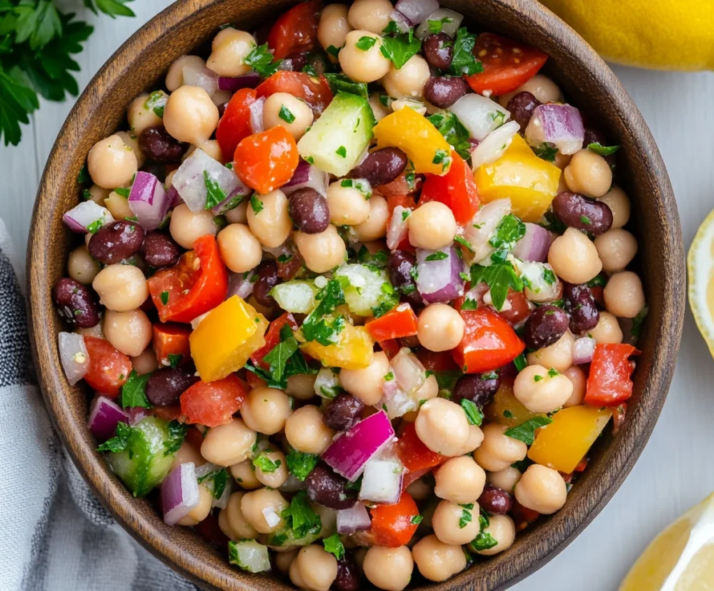 Dense Bean Salad Recipe overview