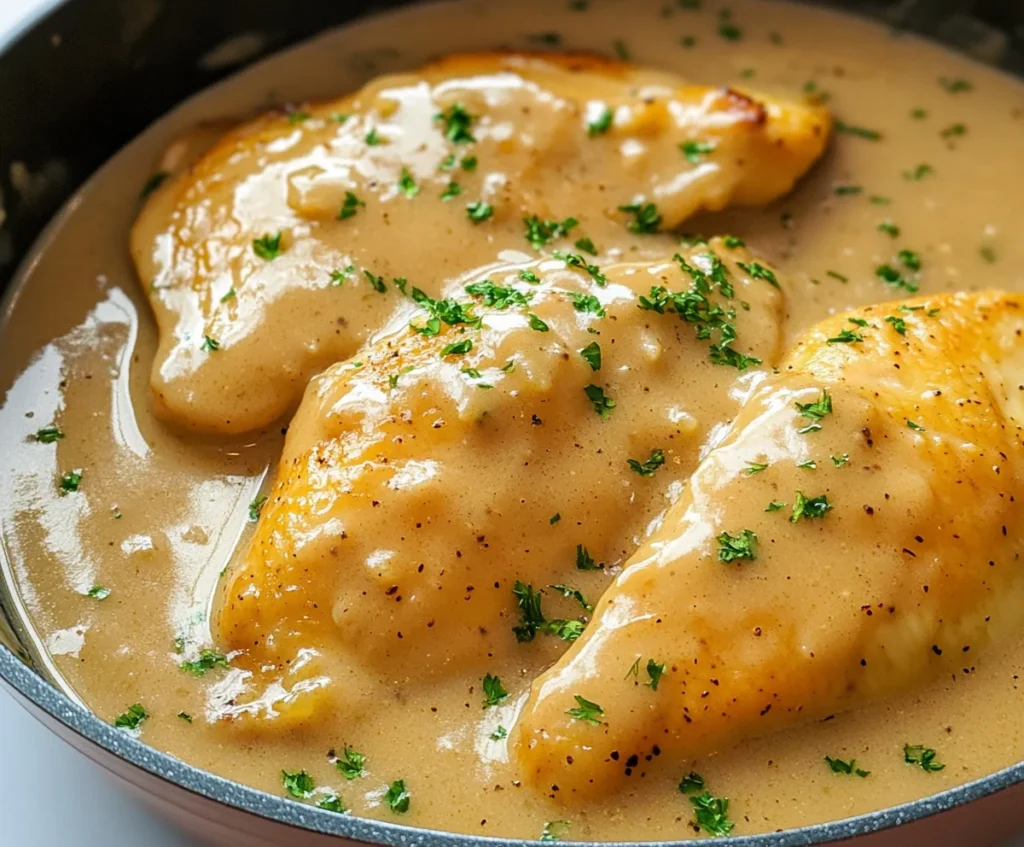 Chicken and gravy recipe overview