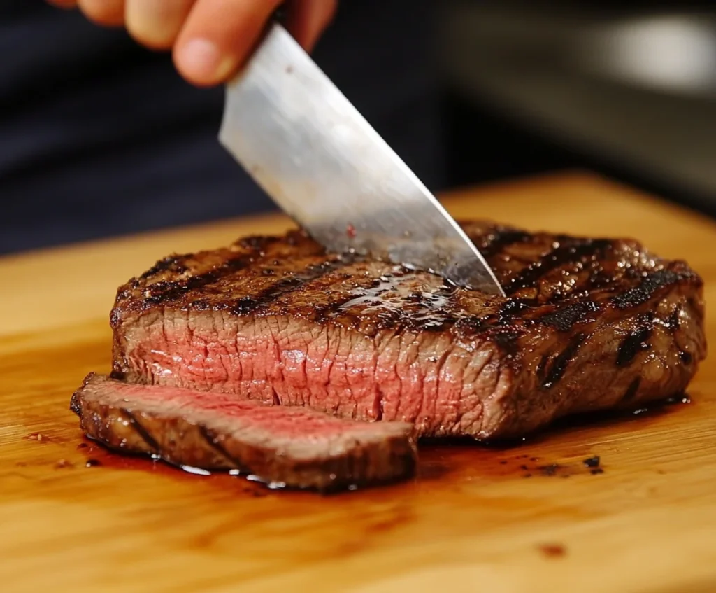 Chipotle Steak Recipe: How to Make Delicious Steak Like Chipotle 3 Flank steak marinating in a flavorful marinade with garlic, lime, and spices.