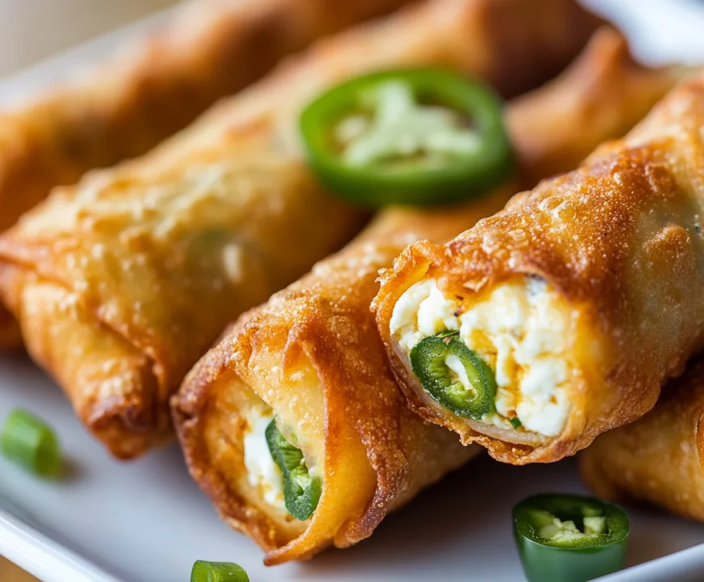 Egg Roll Wrapper Goat Cheese Jalapeno Recipe
