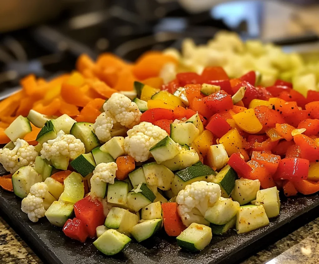 Best Spicy Vegetables Recipe: A Flavor-Packed Guide to Healthy Heat 3 A variety of fresh vegetables ready for a spicy vegetable dish.