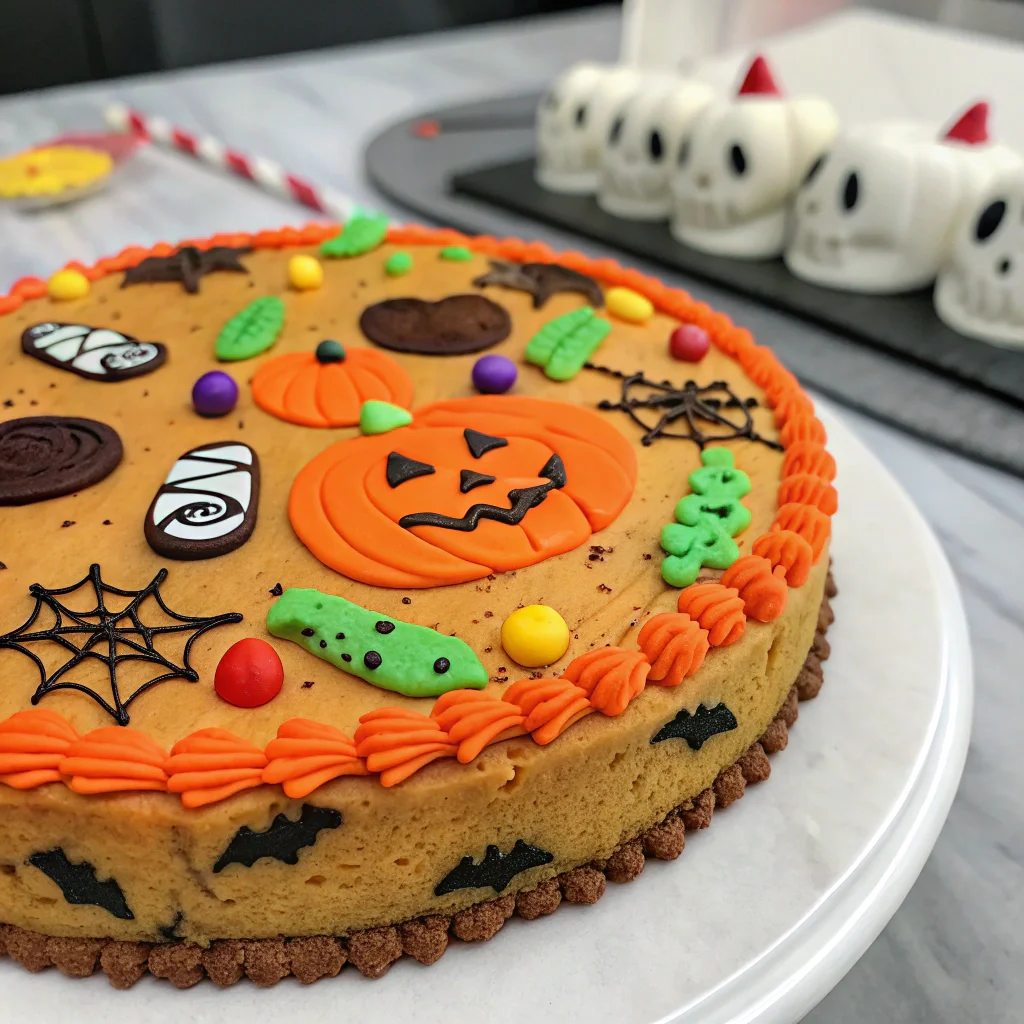 Halloween Cookie Cake: A Spooky and Sweet Treat