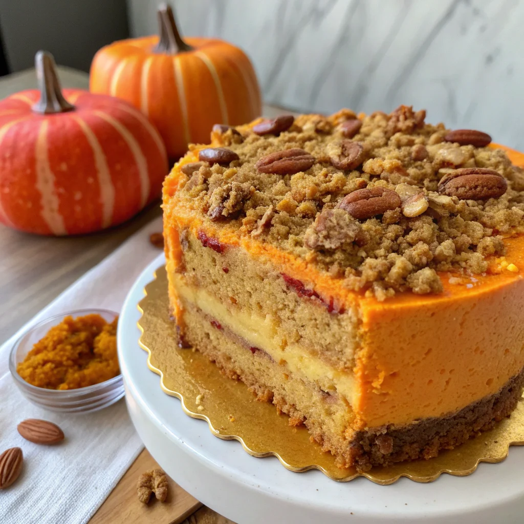Delicious Pumpkin Crunch Cake Recipe – Perfect for Fall Desserts & Holiday Gatherings!