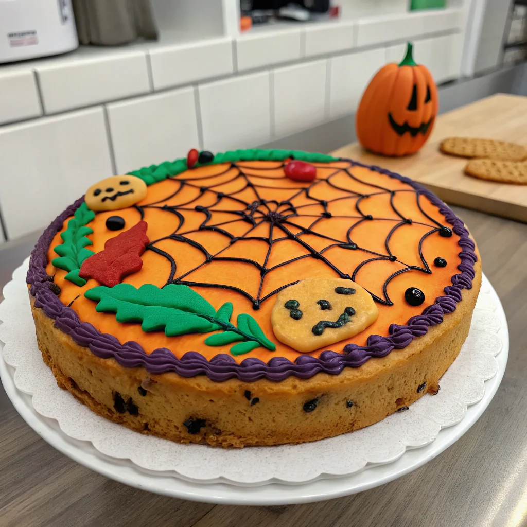 Spooky Halloween Cookie Cake – Fun and Easy Halloween Dessert Idea!