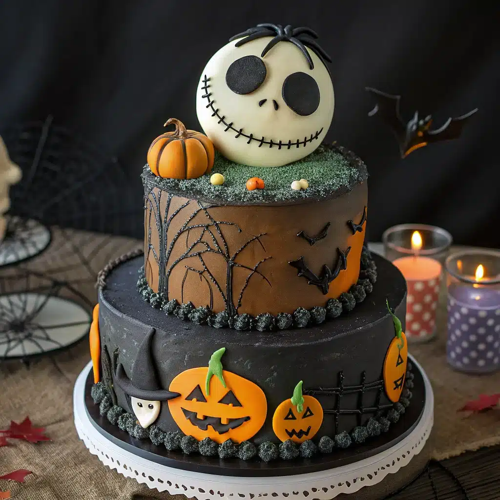 nightmare before christmas cake