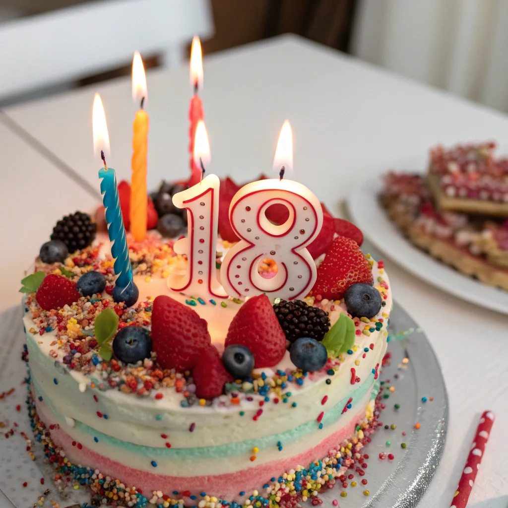 18th birthday cake