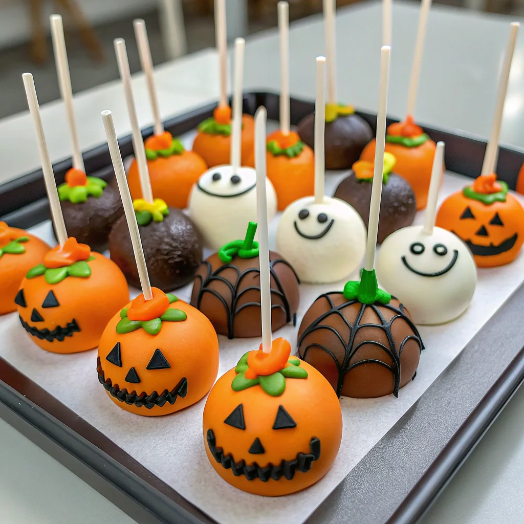 halloween cake pops