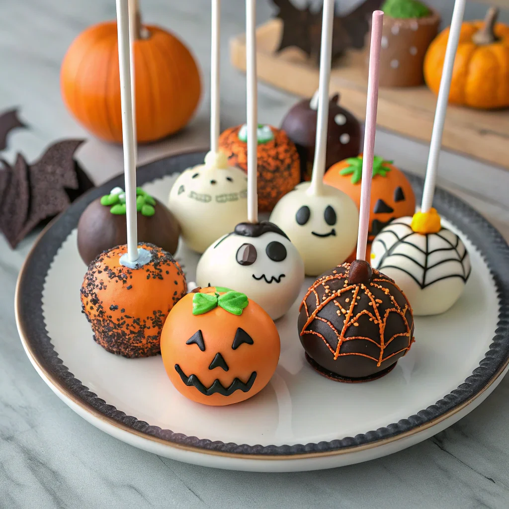 halloween cake pops