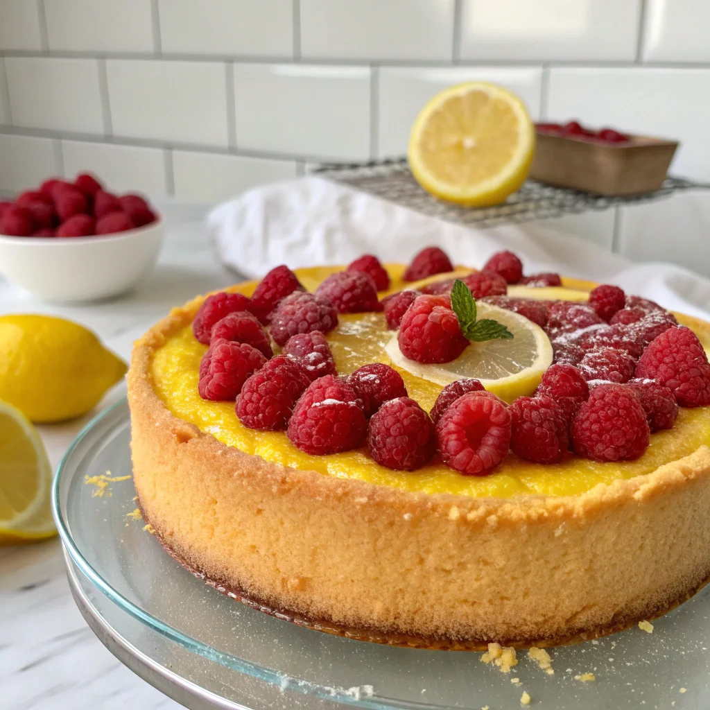 lemon cake Raspberry