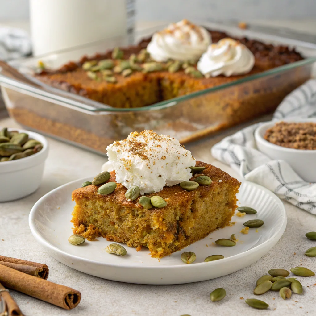 pumpkin dump cake recipe