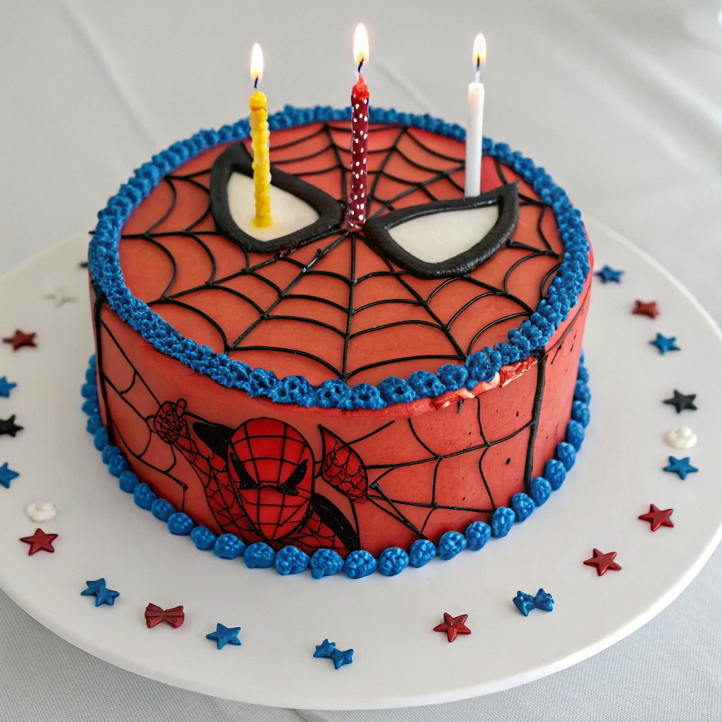 spiderman cake