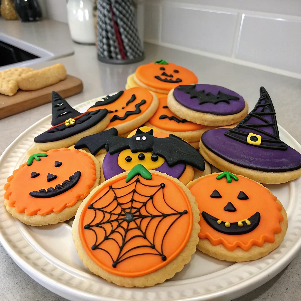 Halloween sugar cookies