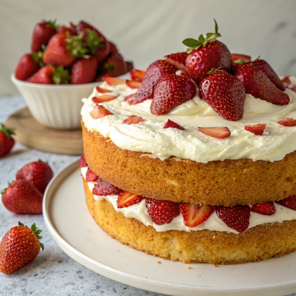 strawberry cake