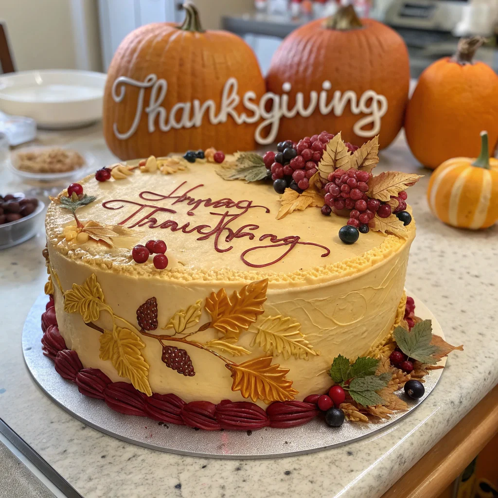 thanksgiving cake