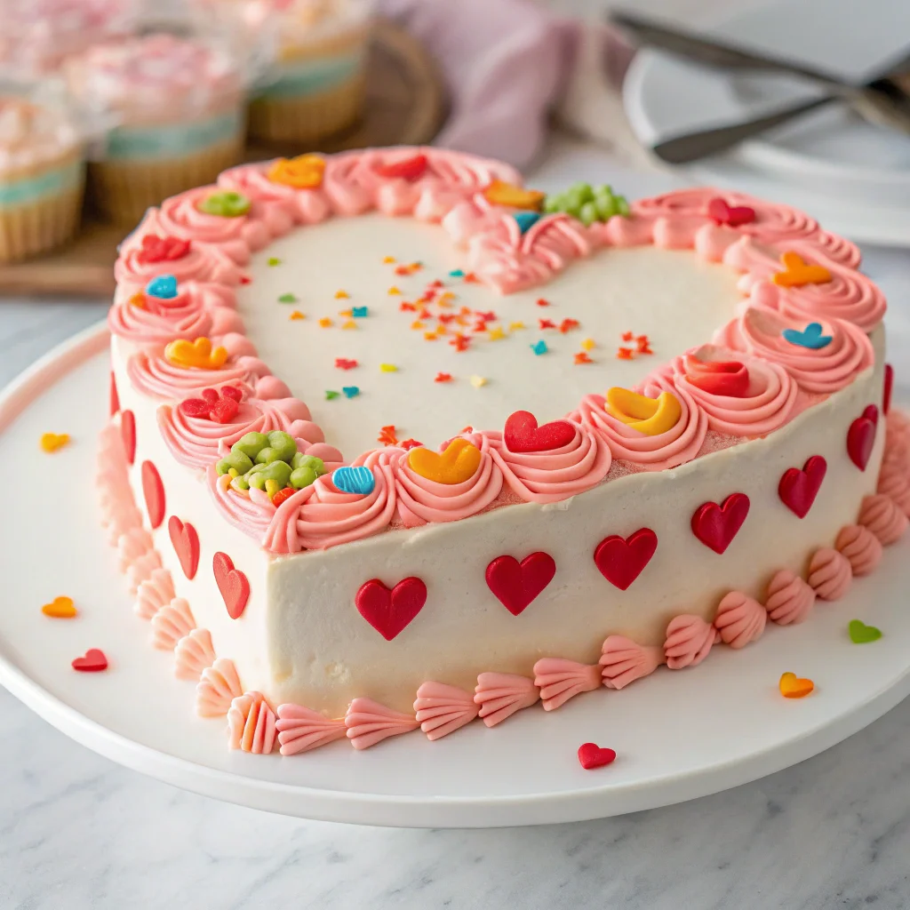 heart cake