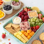 kids friendly charcuterie board snacks