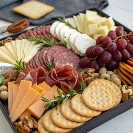 meat and cheese charcuterie board layout