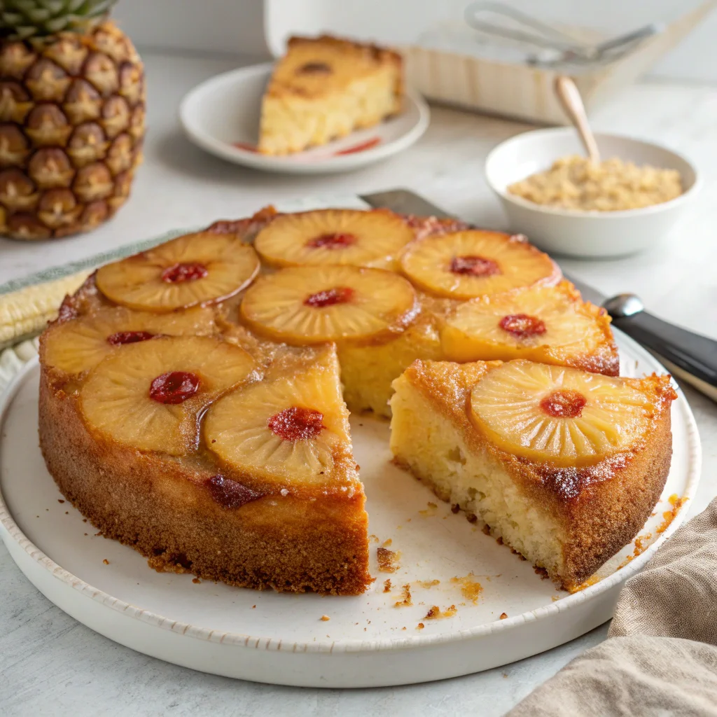pineapple upside down cake recipe