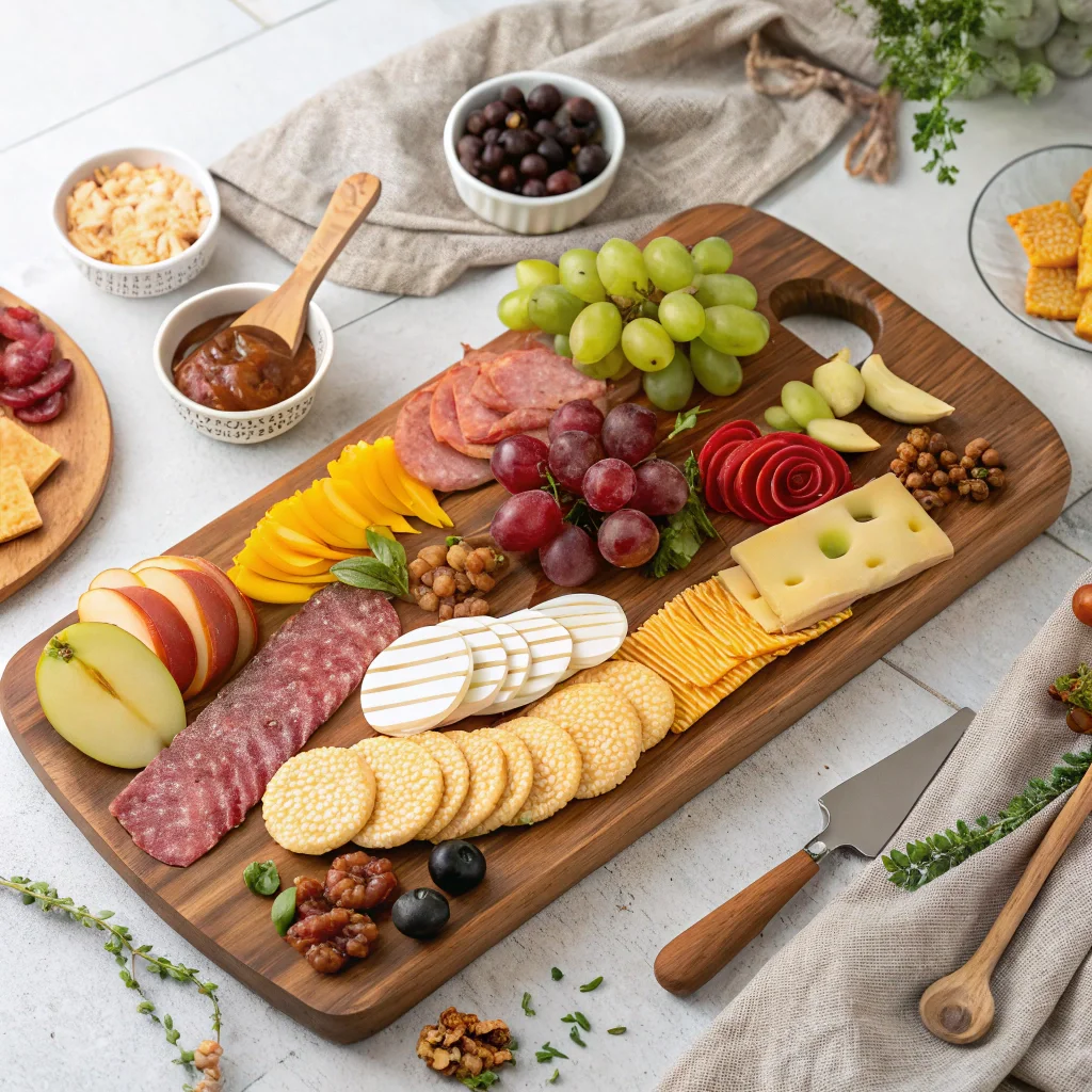 charcuterie board tutorial with video