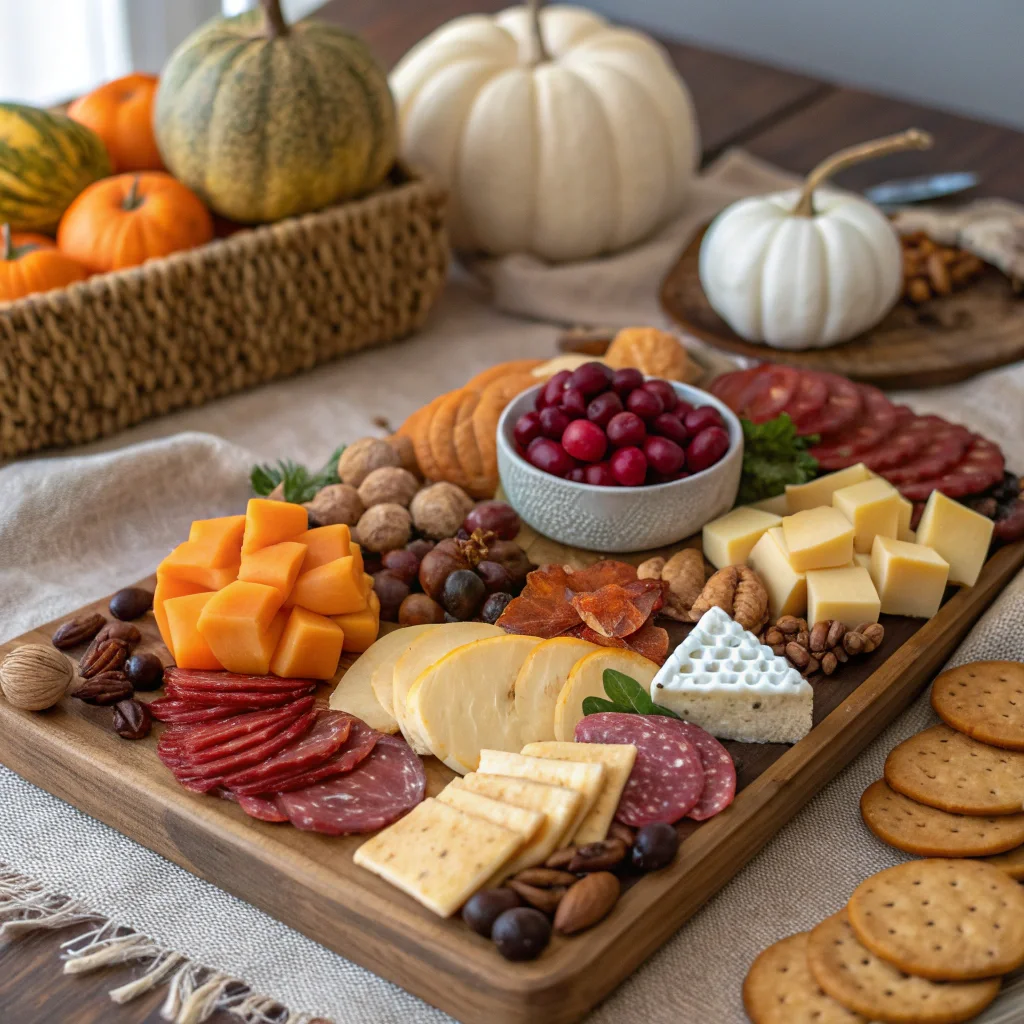 fall charcuterie board seasonal idea