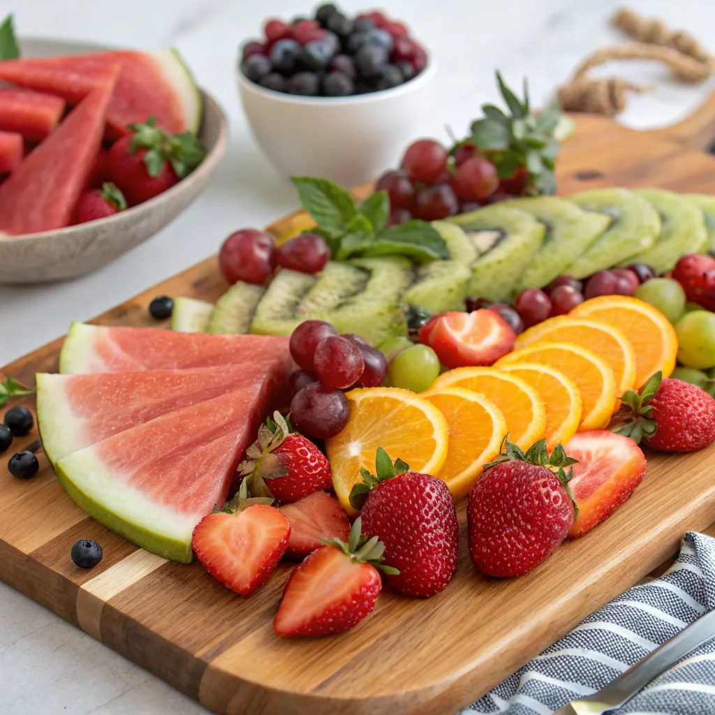 fruit only charcuterie board idea