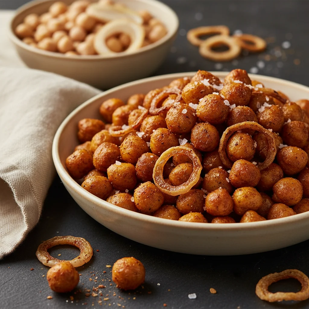 freepik crispy chickpeas fried shallots modern cleaneating 20787 - How to Make Crispy Chickpeas and Fried Shallots: A Crunchy Plant-Based Topping or Snack