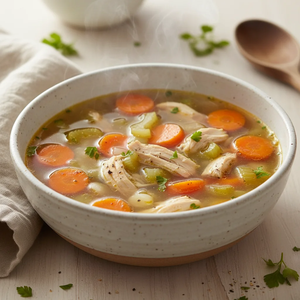 healthy chicken soup 2 - Healthy Chicken Soup (Light, Cozy & Nourishing)